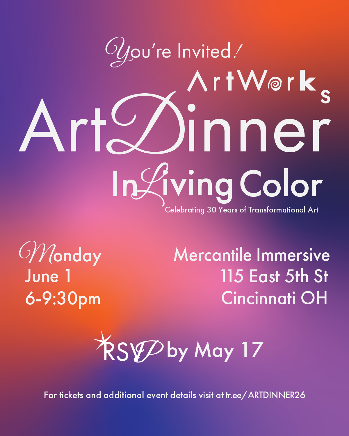 Digital ArtDinner Invite