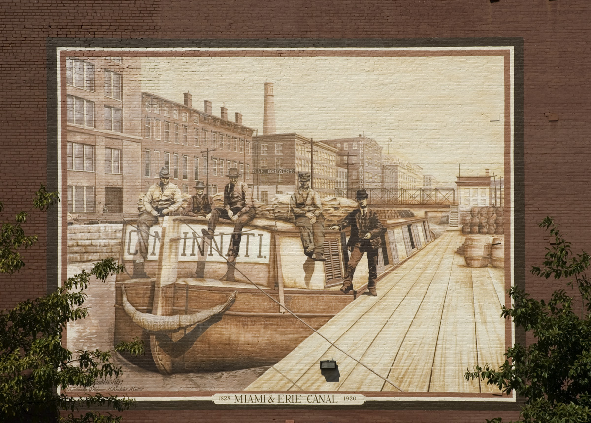 Canal at Vine Street Circa 1900