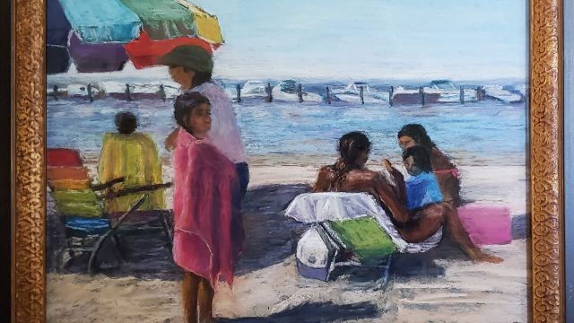 A Day at the Beach by LuAnna Klote