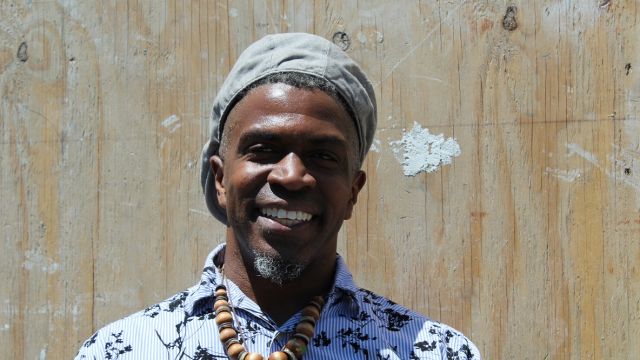 Mural designer, Cedric Michael Cox.